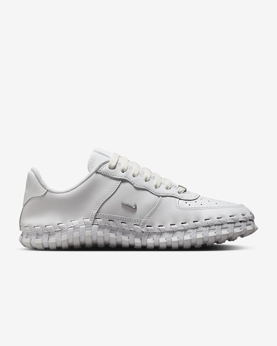 Nike J Force 1 Low LX SP Women's Shoes - White/White/Phantom/Metallic Silver