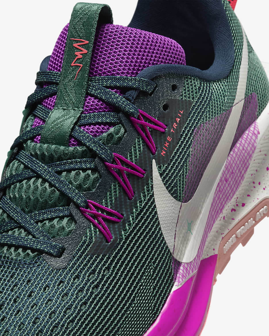 Nike Pegasus Trail 5 Women's Trail-Running Shoes - Armoury Navy/Vivid Grape/Green Frost/Phantom