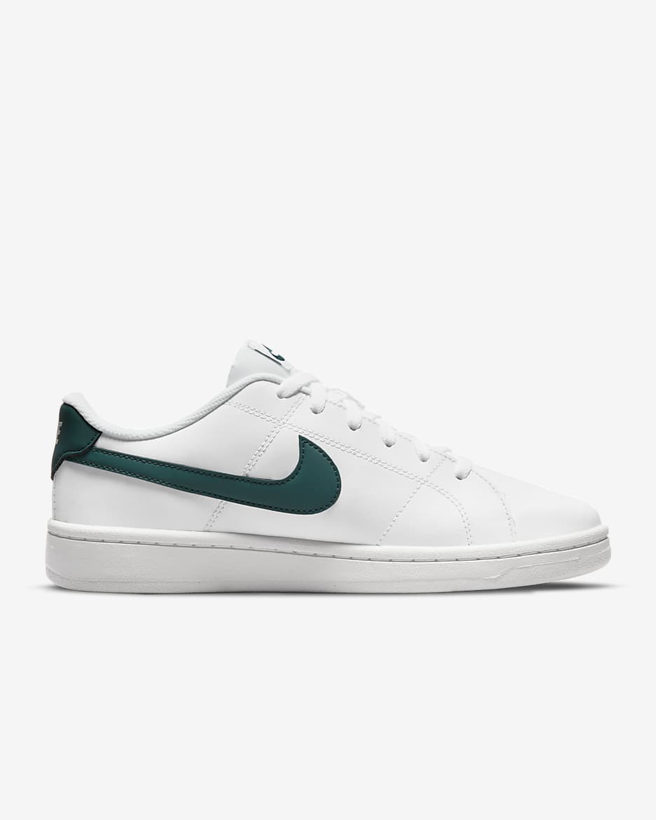 Nike Court Royale 2 低筒男鞋 - 白色/Dark Teal Green