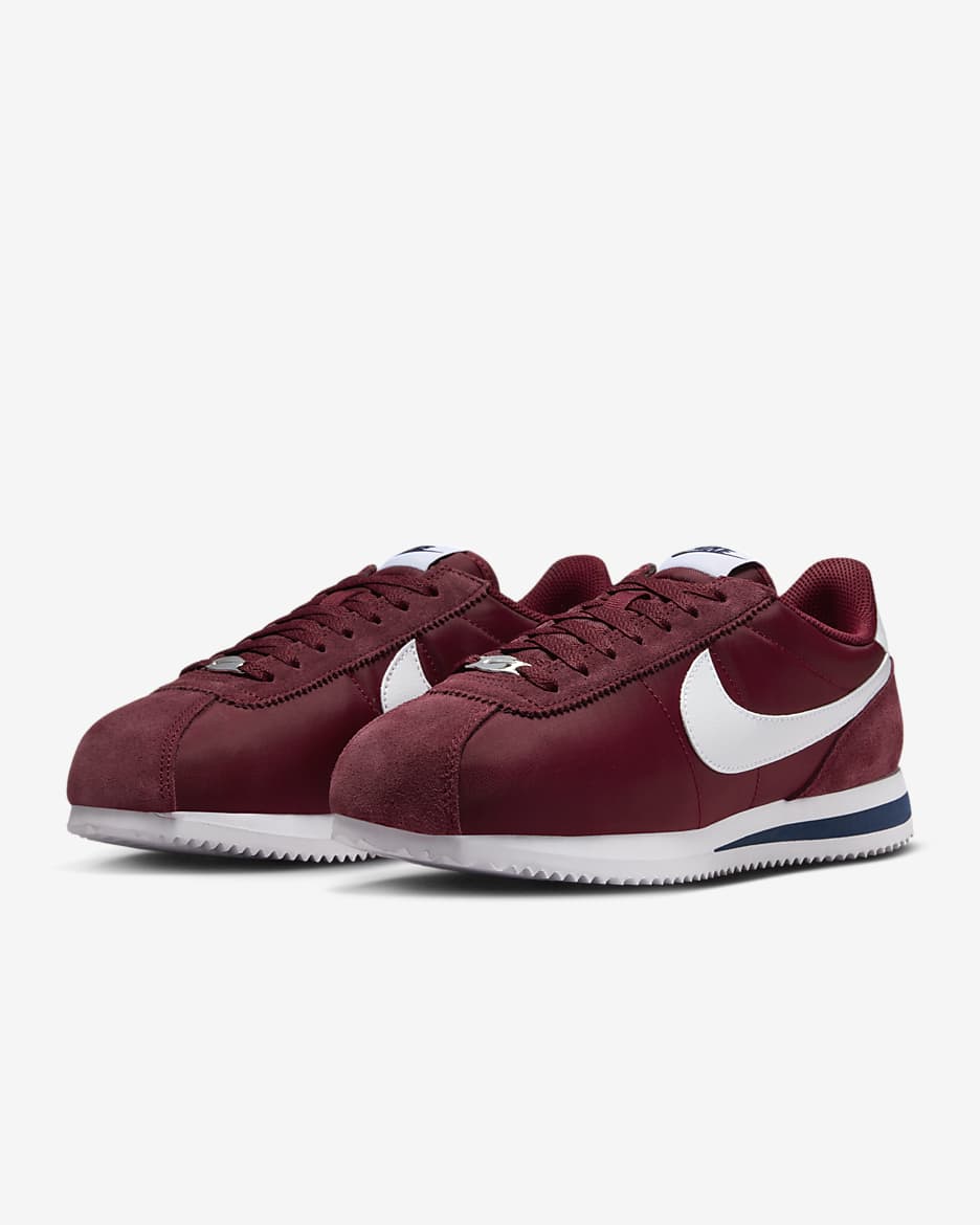 Nike Cortez Textile Shoes - Team Red/Midnight Navy/Black/White