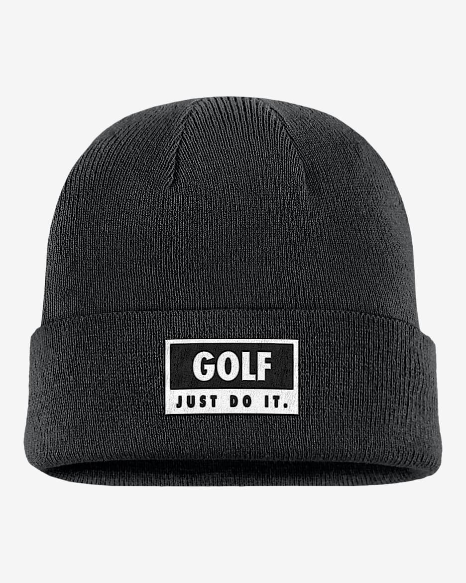 Nike Swoosh Peak Golf Beanie - Black