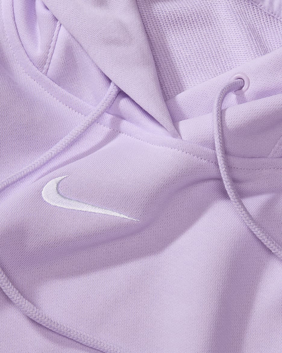 Sudadera con gorro sin cierre de French Terry oversized para mujer Nike Sportswear Phoenix Fleece - Bruma violeta/Blanco