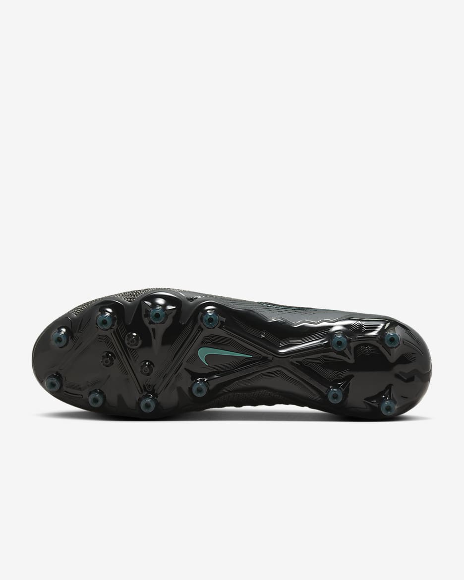 Nike Phantom GX 2 Elite AG Low-Top Soccer Cleats - Black/Deep Jungle/Black