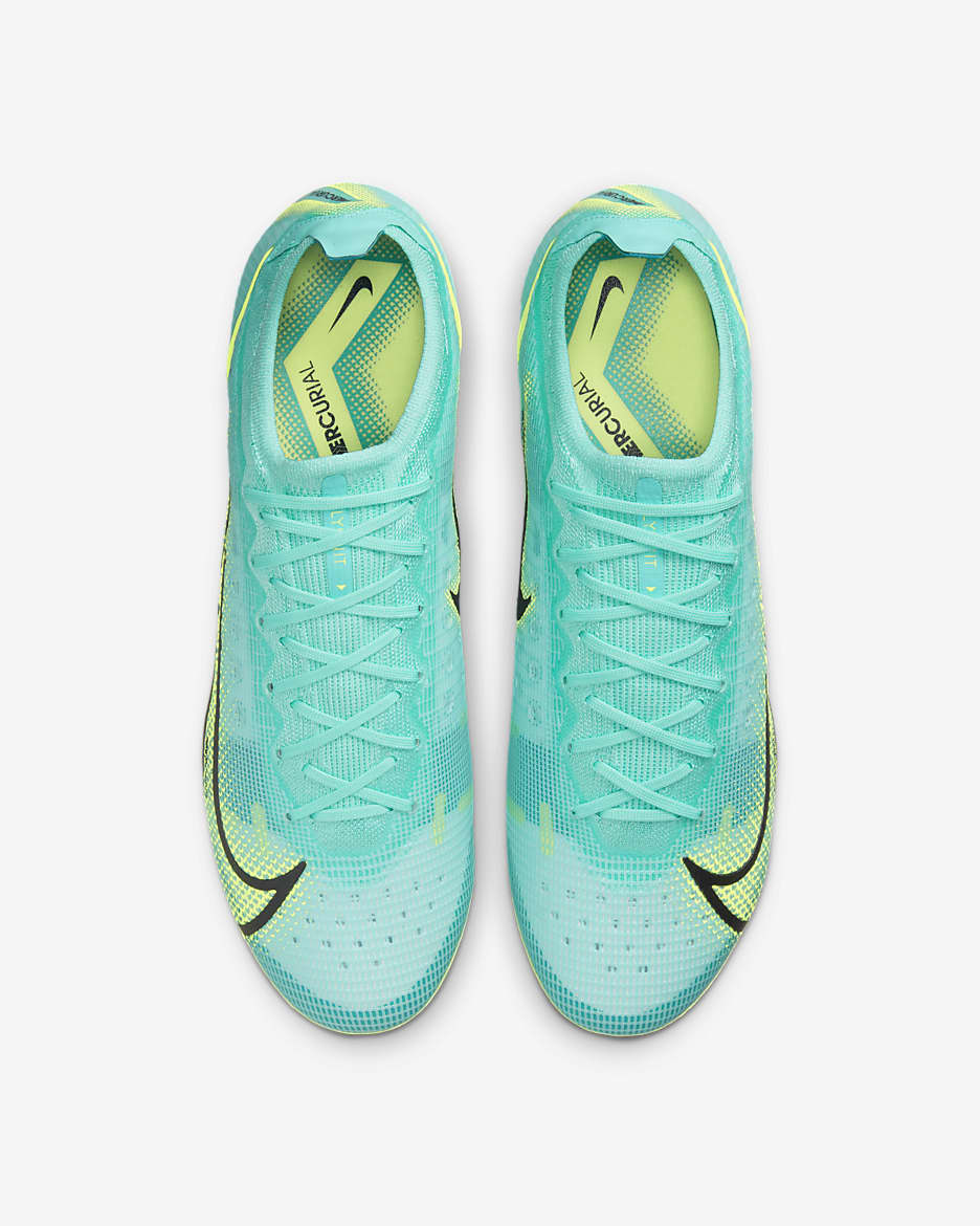 Nike Mercurial Vapor 14 Elite FG Firm-Ground Football Boot - Dynamic Turquoise/Lime Glow