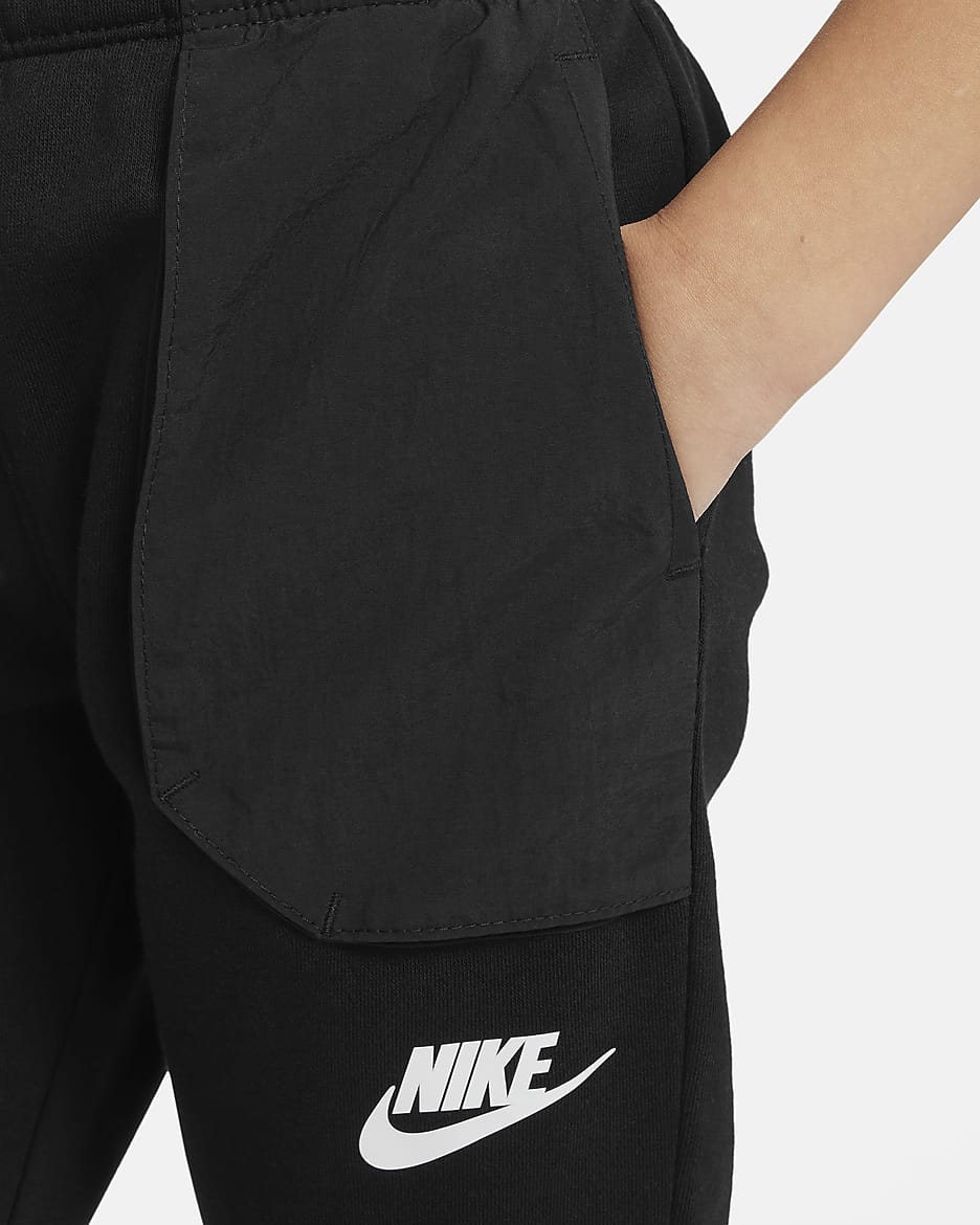 Nike Sportswear Little Kids' Fleece Joggers - Black