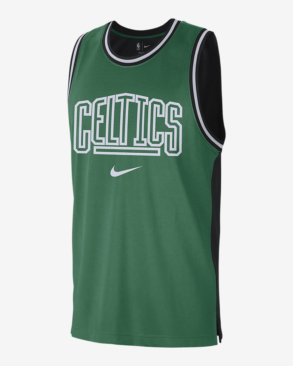 Boston Celtics Courtside Men's Nike Dri-FIT NBA Tank - Clover/Black