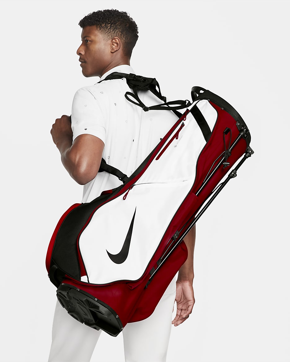 Nike Air Sport 2 Golf Bag - University Red/Black