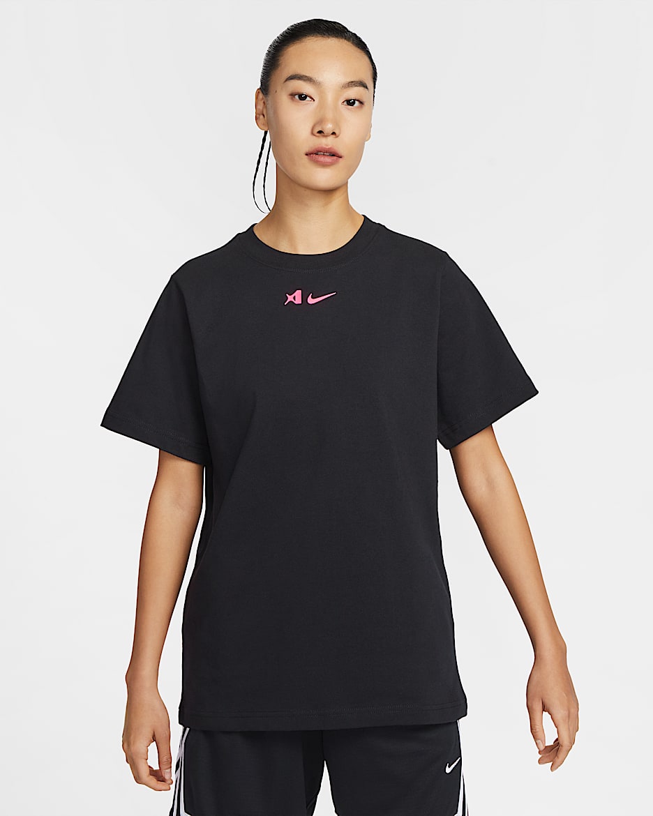 A'ja Wilson Women's Loose Short-Sleeve T-Shirt - Black
