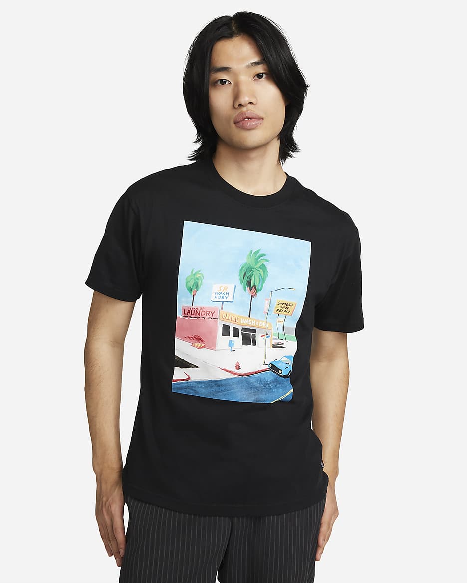 Nike SB Skate T-Shirt - Black