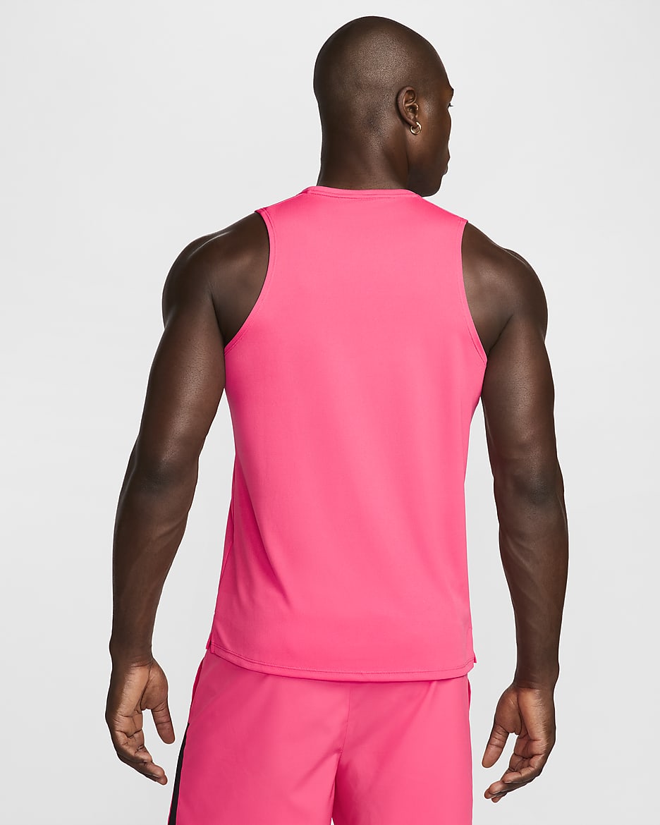 Nike Miler Men's Dri-FIT Running Tank - Aster Pink