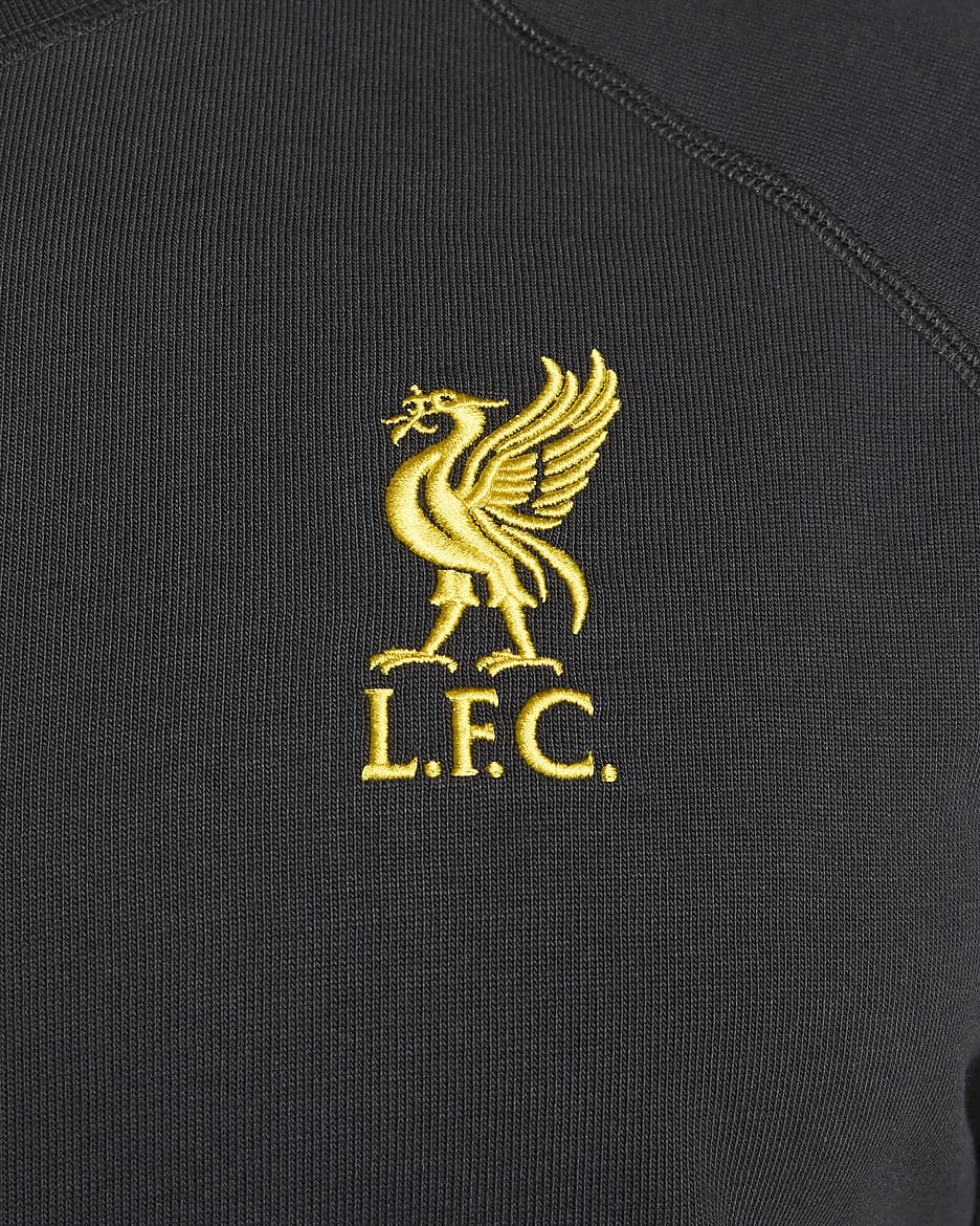 Męska koszulka piłkarska z krótkim rękawem Nike
Liverpool F.C. Travel (wersja trzecia) - Dark Smoke Grey/Chrome Yellow/Chrome Yellow