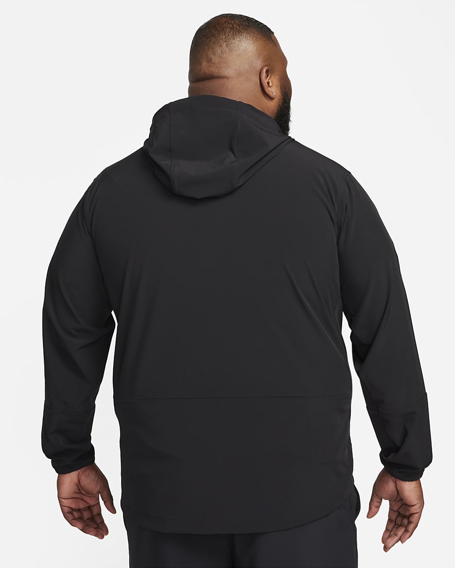 Nike Unlimited vielseitige, wasserabweisende Jacke mit Kapuze für Herren - Schwarz/Schwarz/Schwarz