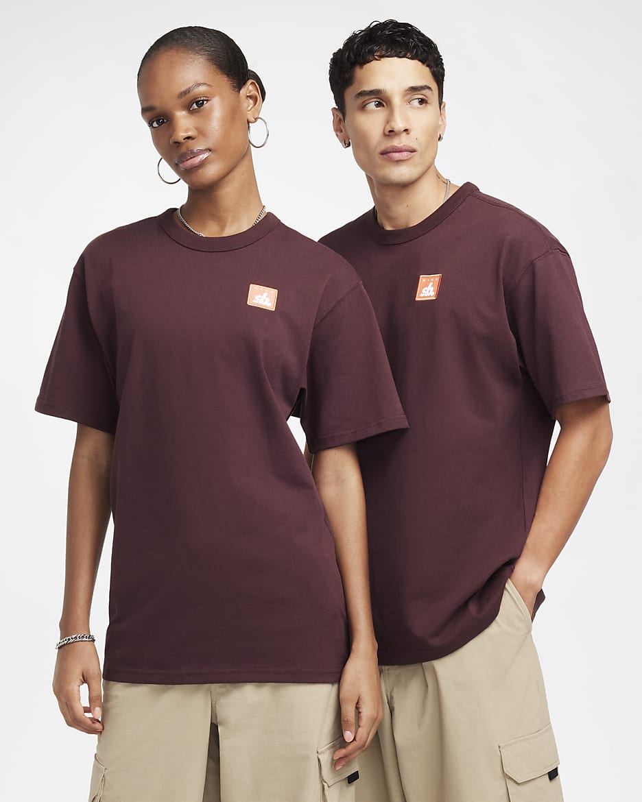 Nike SB Playera de skateboarding - Burdeos enérgico