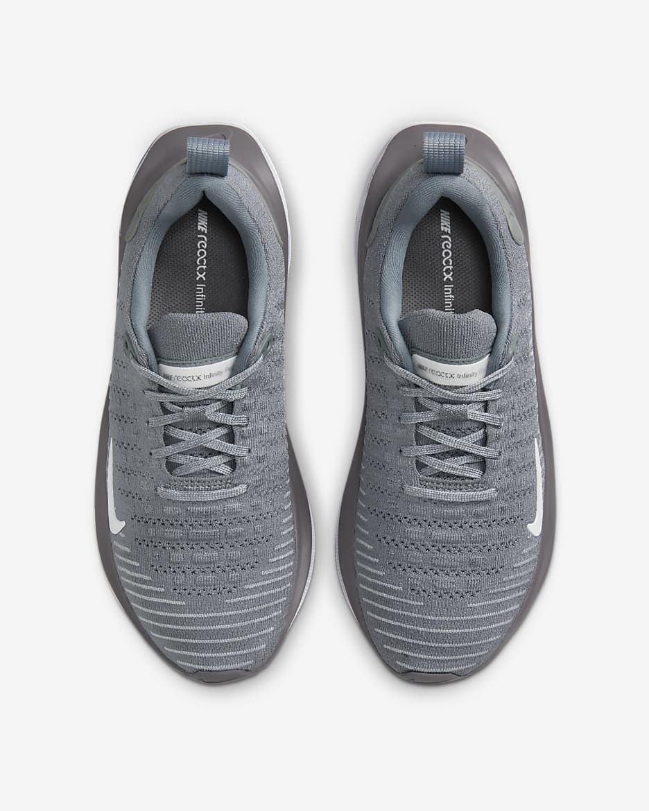 Tenis de correr en carretera para mujer Nike InfinityRN 4 (Team) - Gris azulado/Gris humo/Blanco