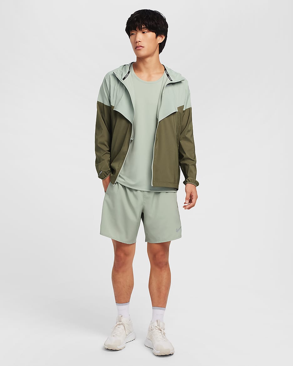 Nike Windrunner Men's Repel Running Jacket - Jade Horizon/Medium Olive