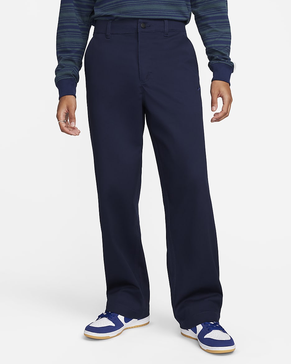 Nike Life El Chino-bukser til mænd - Obsidian/Obsidian