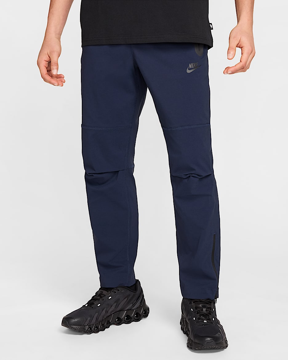 Nike Tech Men's Woven Trousers - Obsidian/Obsidian/Black