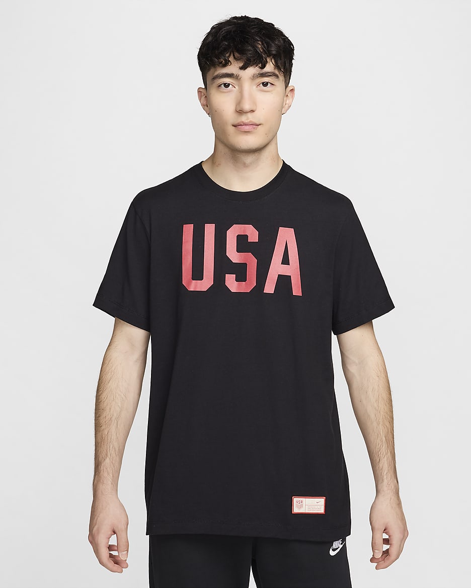 USMNT Men's Nike Soccer T-Shirt - Black