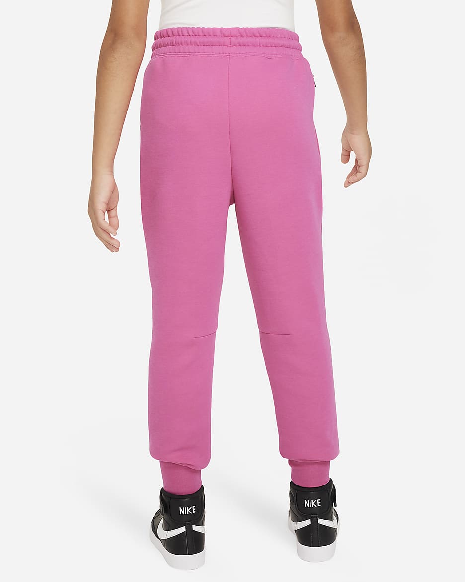 Nike Sportswear Tech Fleece Big Kids' (Girls') Joggers - Alchemy Pink/Black/Black