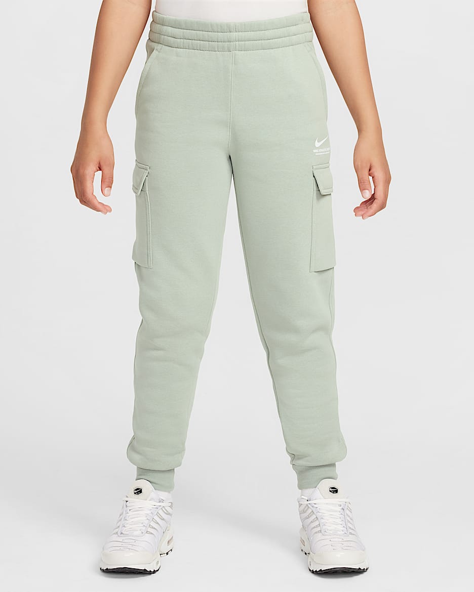 Cargobyxor i fleece Nike Sportswear för ungdom - Jade Horizon
