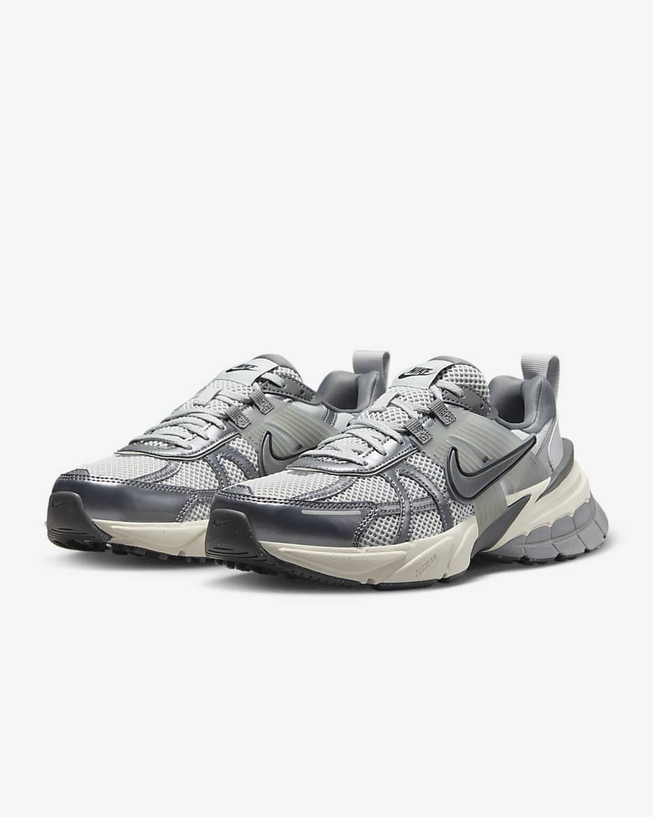 Nike V2K Run Shoes - Pure Platinum/Wolf Grey/Cool Grey/Metallic Cool Grey