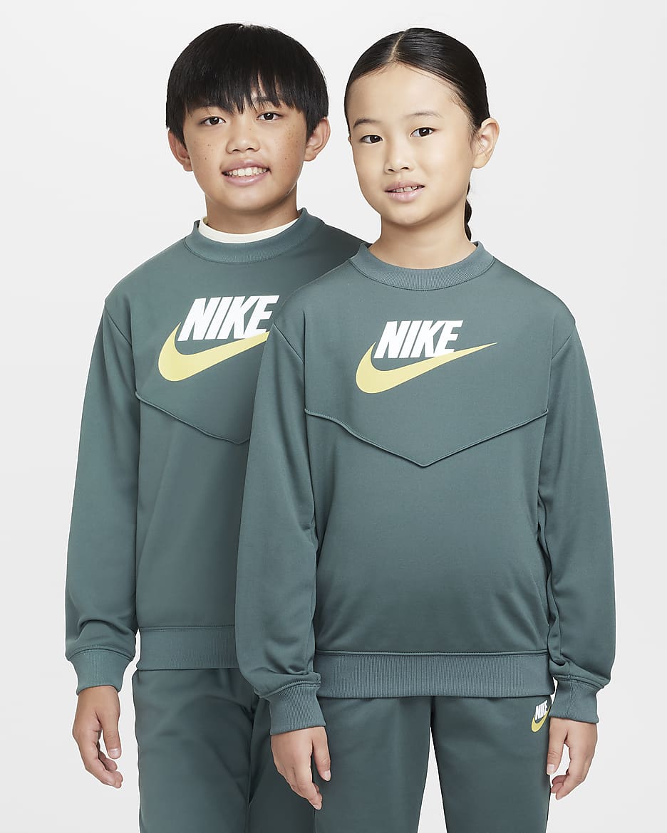 ชุดวอร์มเด็กโต Nike Sportswear - Vintage Green/ขาว