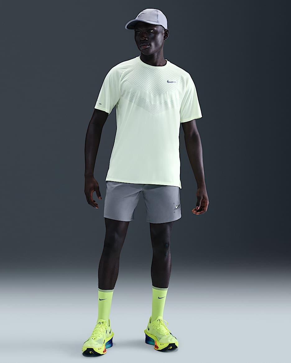 Short avec sous-short intégré Nike Challenger 18 cm pour homme - Cool Grey