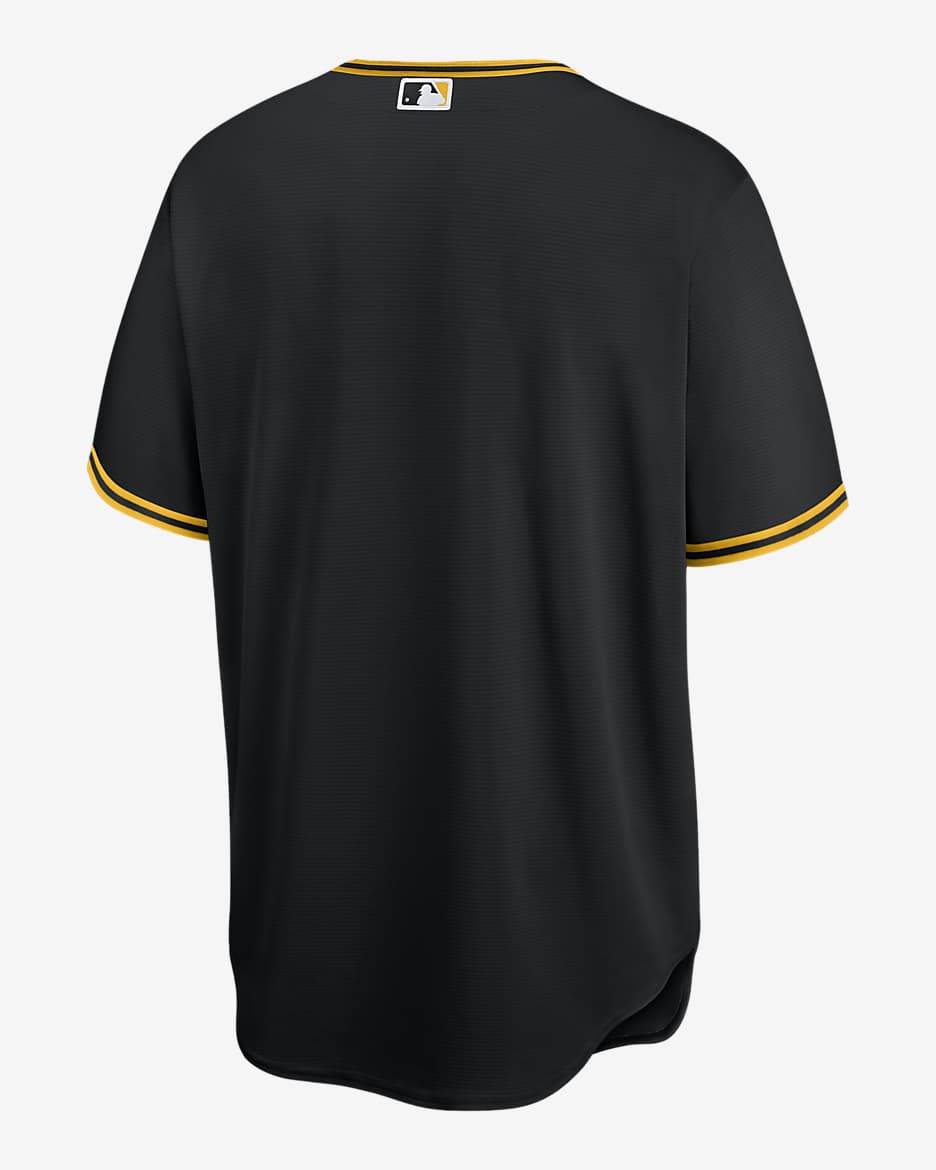 MLB Pittsburgh Pirates Men's Replica Baseball Jersey - Black