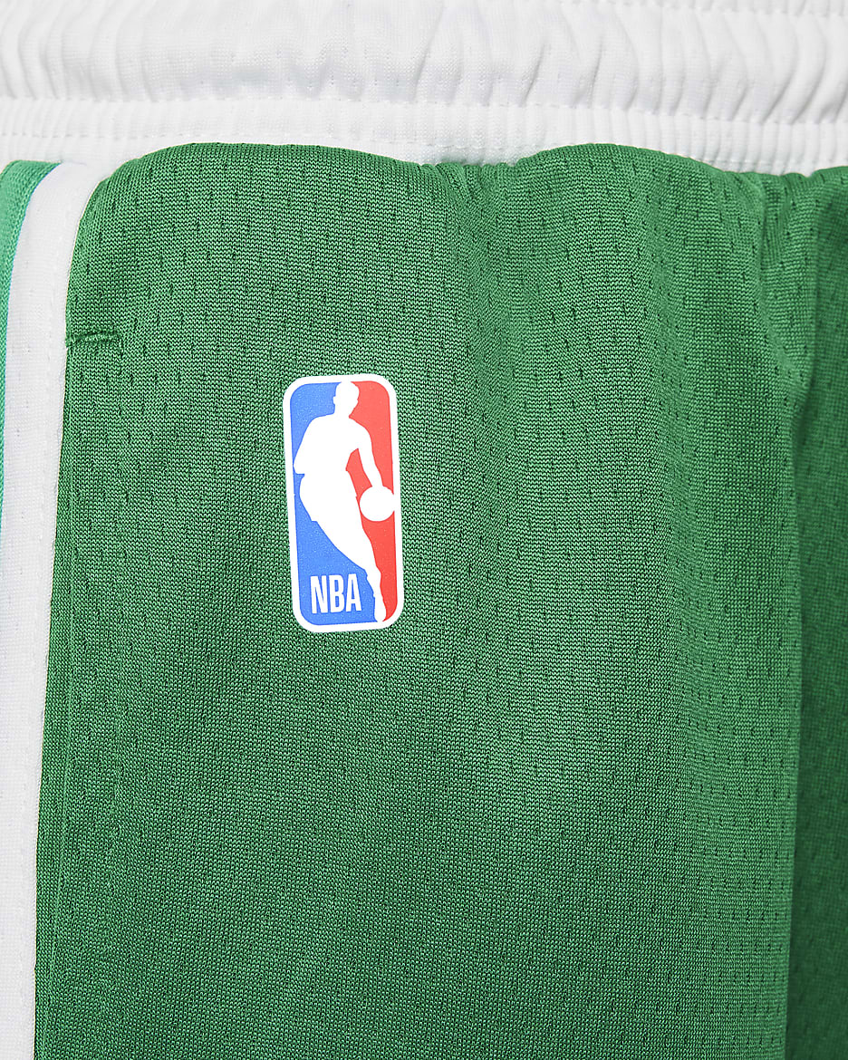 Boston Celtics 2023/24 Icon Edition Older Kids' (Boys') Nike NBA Swingman Shorts - Clover