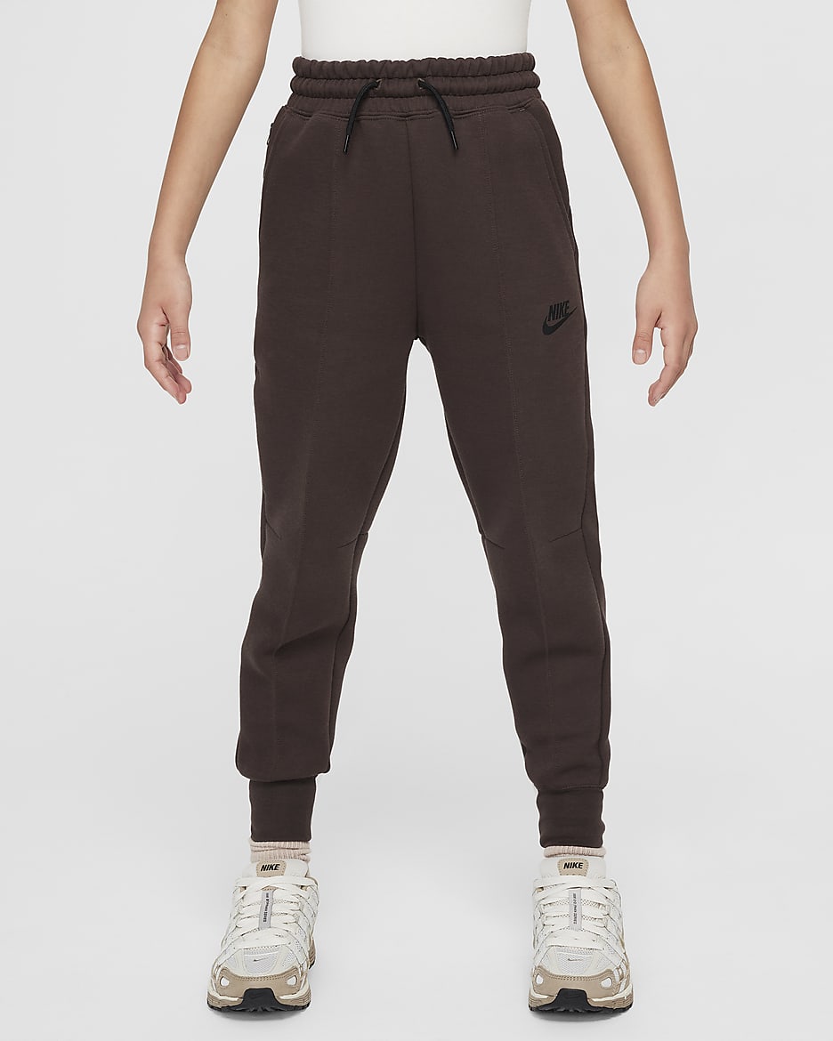 Nike Sportswear Tech Fleece Older Kids' (Girls') Joggers - Baroque Brown/Black/Black