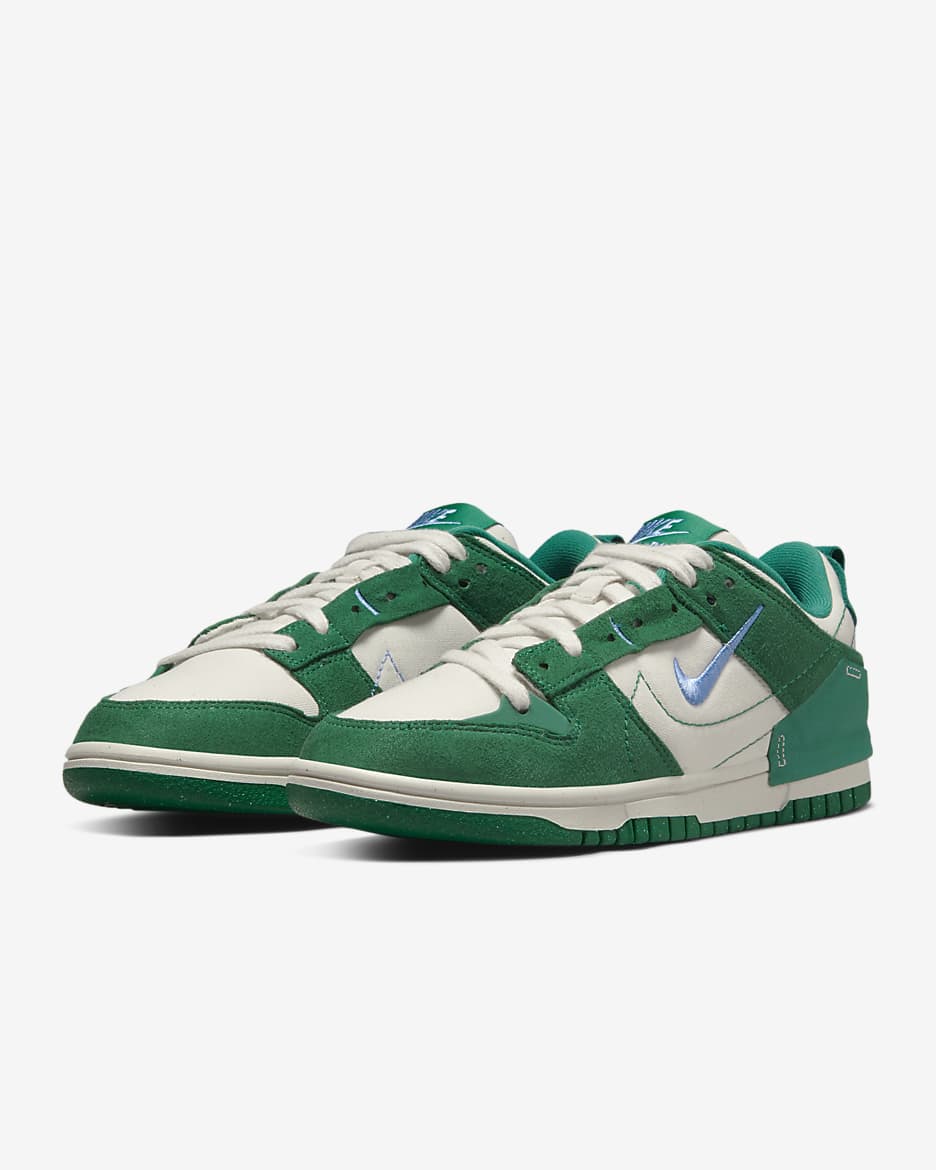 Nike Dunk Low Disrupt 2 Women's Shoes - Phantom/Malachite/Green Noise/University Blue