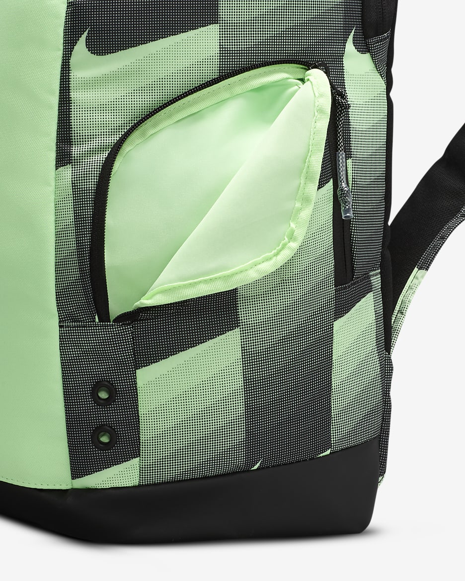 Mochila estampada (32 L) Nike Hoops Elite - Verde vapor/Negro/Negro