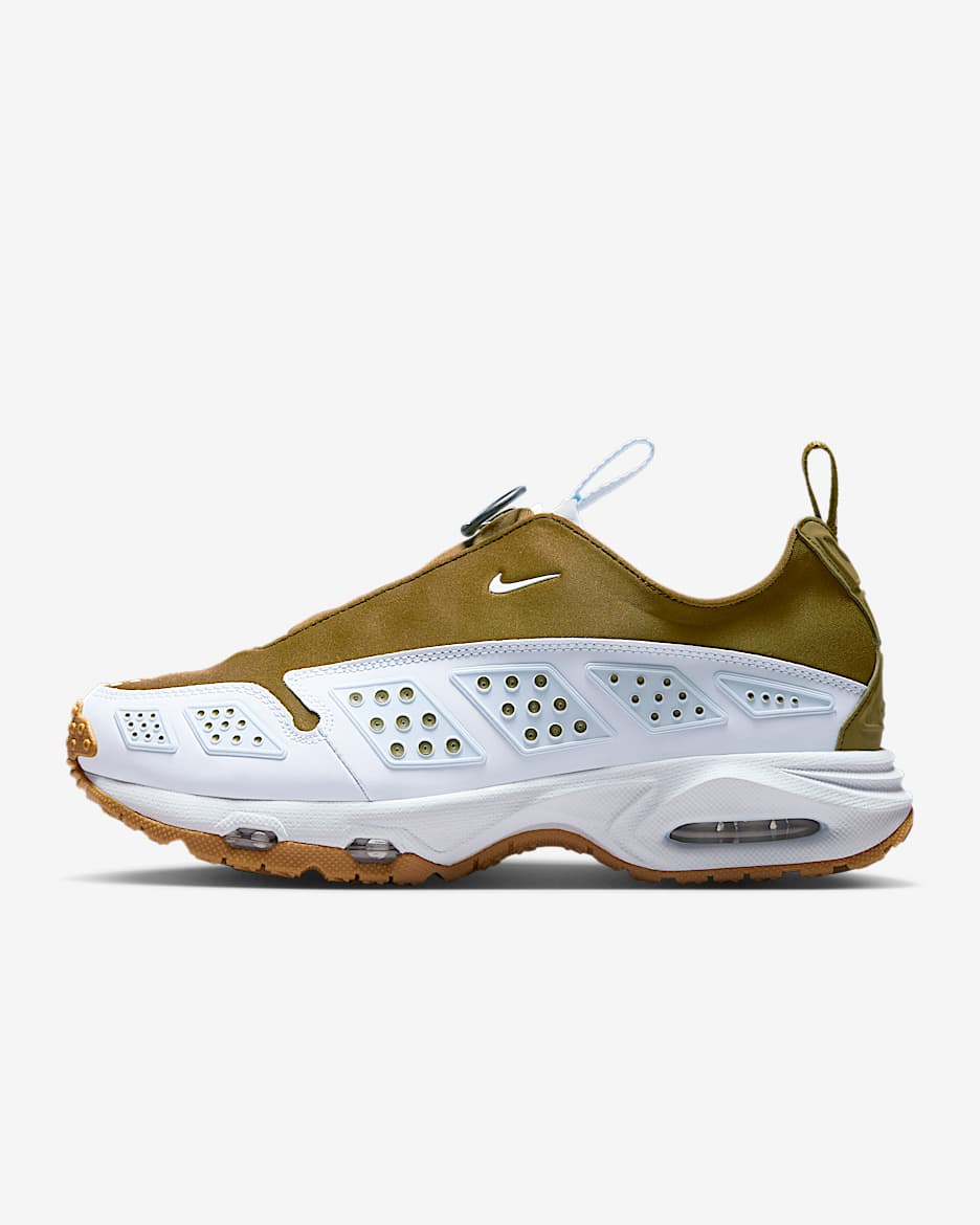 Nike Air Max SNDR Women's Shoes - Olive Flak/Black/Gum Medium Brown/Blue Tint