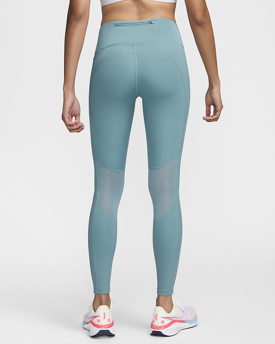 Nike Epic Fast Women's Mid-Rise Running Leggings - Denim Turquoise