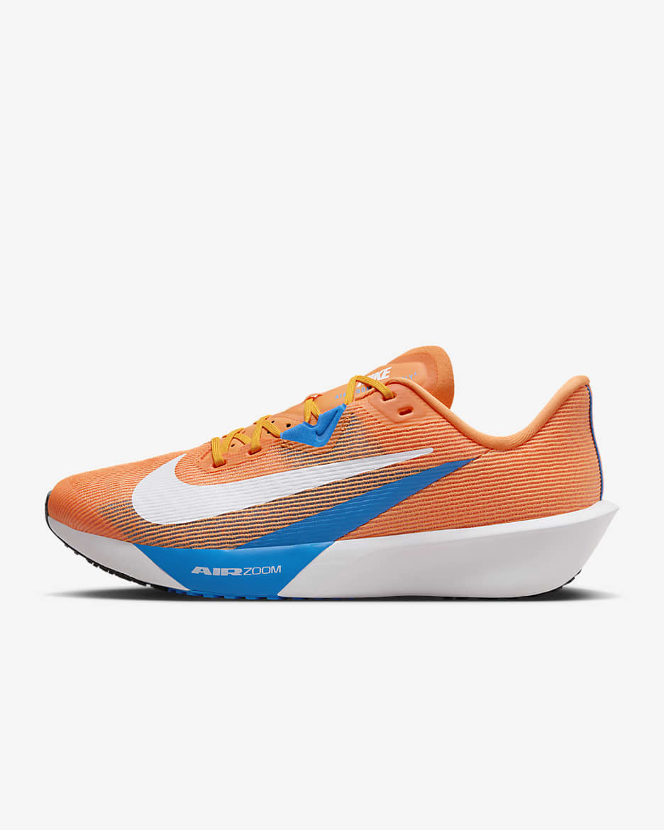 Nike Zoom Rival Fly 4 Men's Road Racing Shoes - Bright Mandarin/Light Photo Blue/Bright Mandarin/White