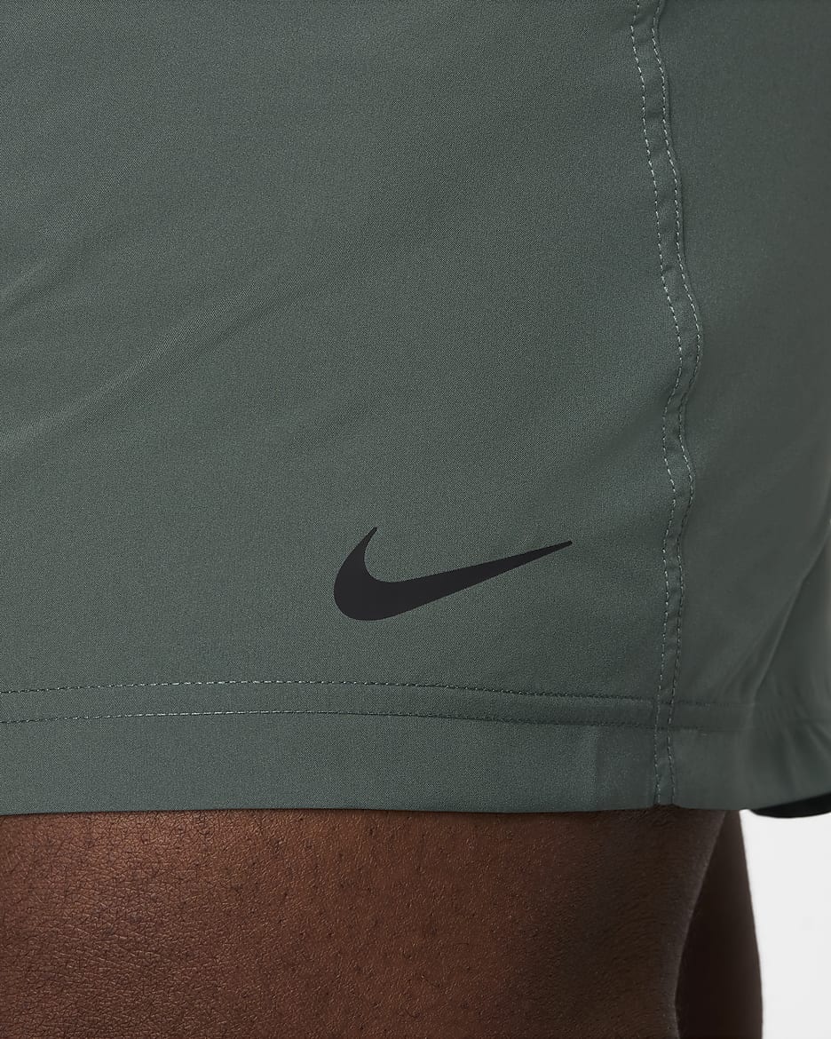 Nike Form Men's Dri-FIT 5" Unlined Versatile Shorts - Vintage Green/Black