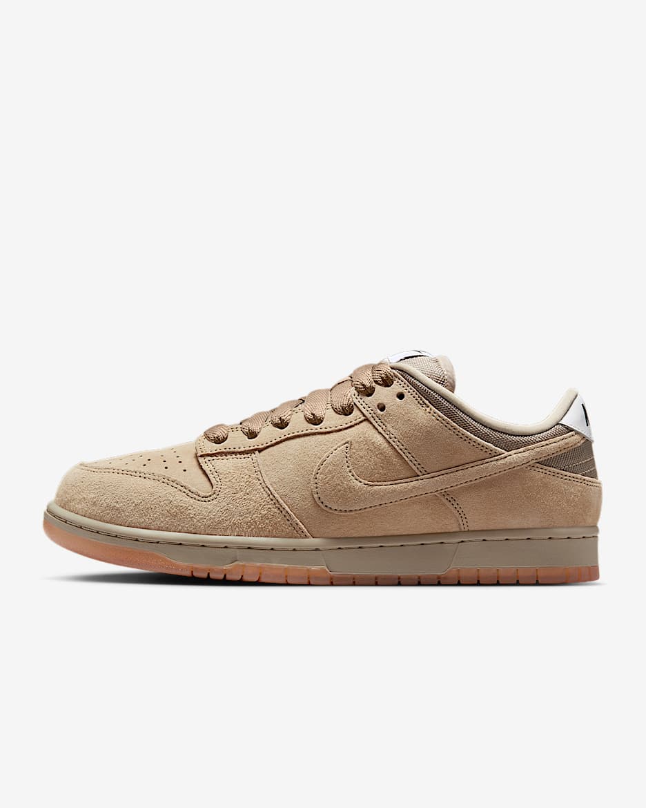 Nike SB Dunk Low Pro B Skate Shoes - Parachute Beige/Desert Khaki/White/Parachute Beige