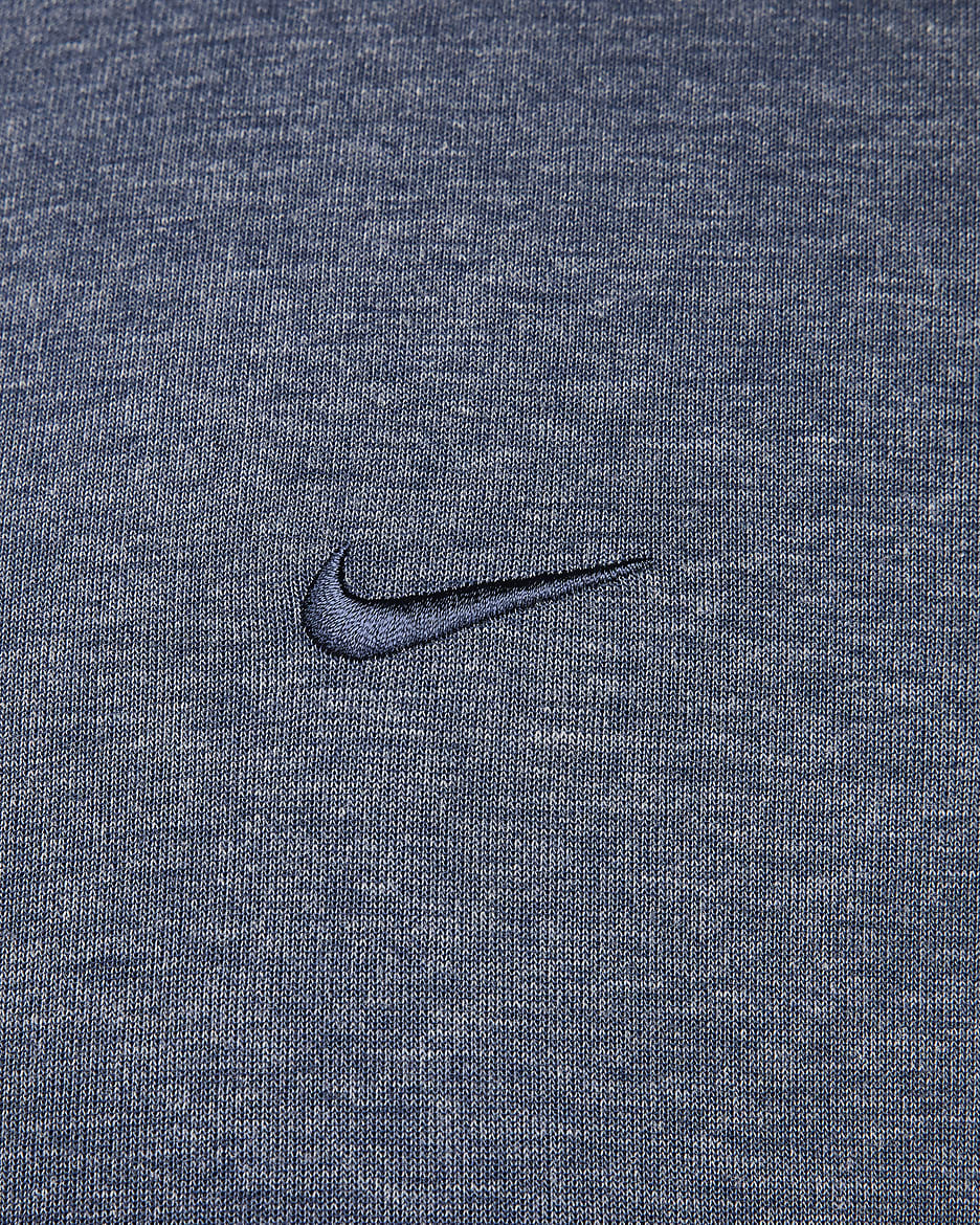 Nike Primary Men's Dri-FIT UV Full-Zip Versatile Hoodie - Obsidian/Heather/Obsidian