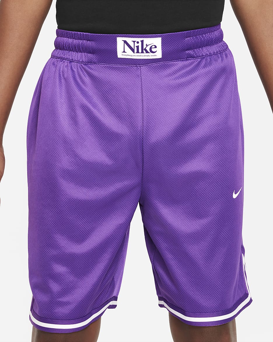 Nike DNA Culture of Basketball 大童雙面籃球褲 - Purple Cosmos/Purple Cosmos/白色