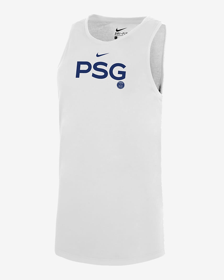 Paris Saint-Germain Women's Nike Dri-FIT Soccer Tank Top - White