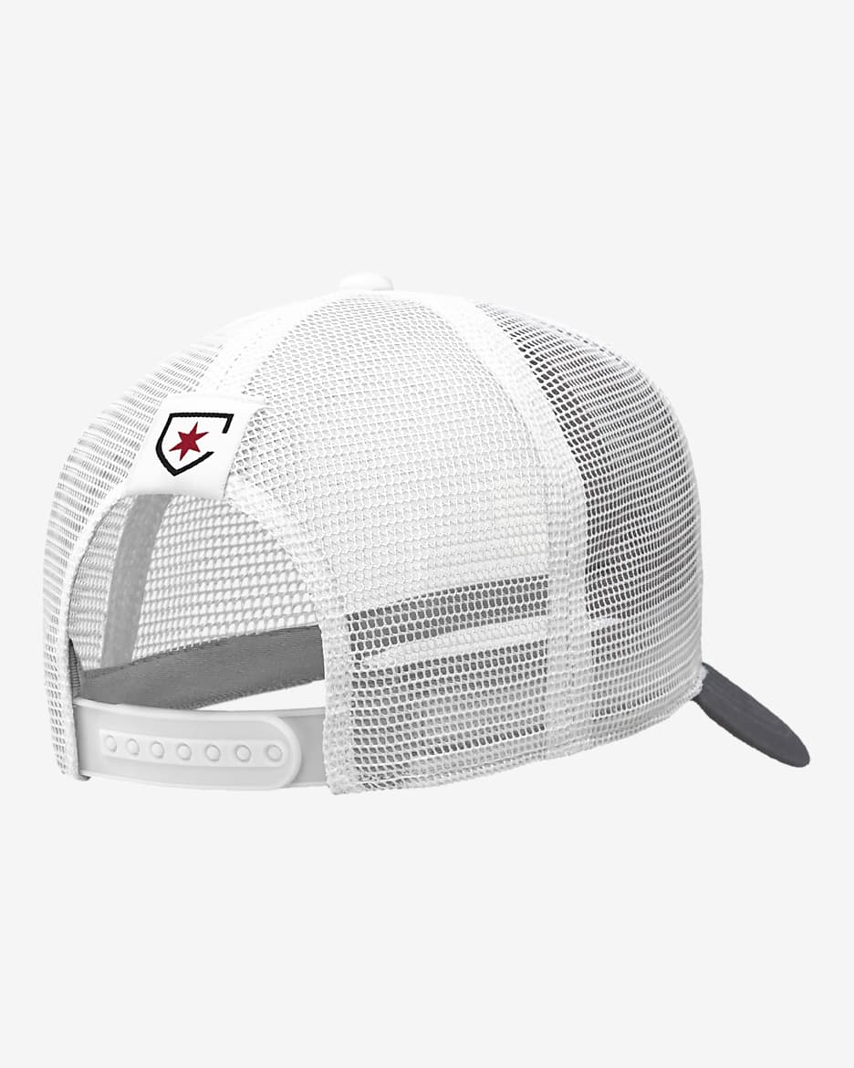 Gorra de rejilla Nike NWSL Chicago Red Stars - Blanco