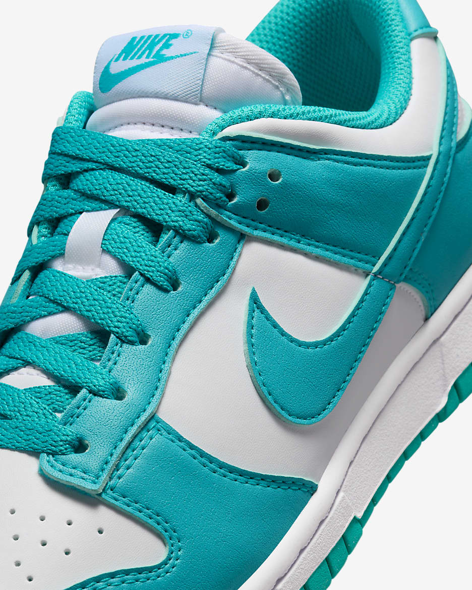 Tenis para mujer Nike Dunk Low - Blanco/Cactus empolvado