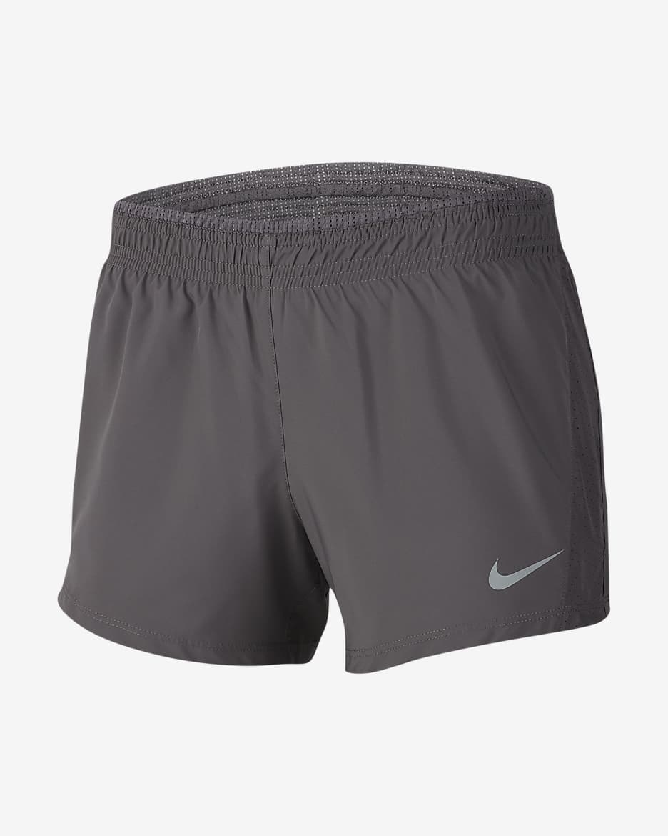 Nike 10K Women's 2-in-1 Running Shorts - Gunsmoke/Gunsmoke/Gunsmoke/Wolf Grey