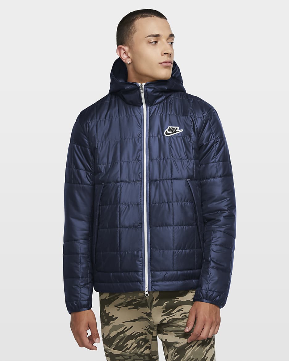 Chamarra para hombre Nike Sportswear Synthetic-Fill - Azul marino medianoche/Azul marino medianoche/Azul marino medianoche/Vela