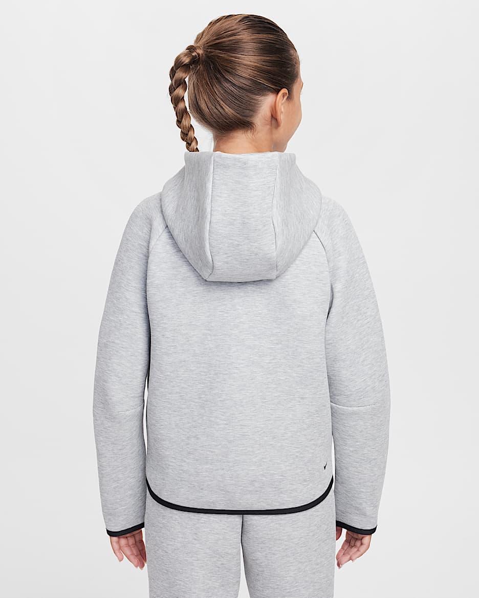 Nike Sportswear Tech Fleece Older Kids' (Girls') FullZip Hoodie. Nike UK