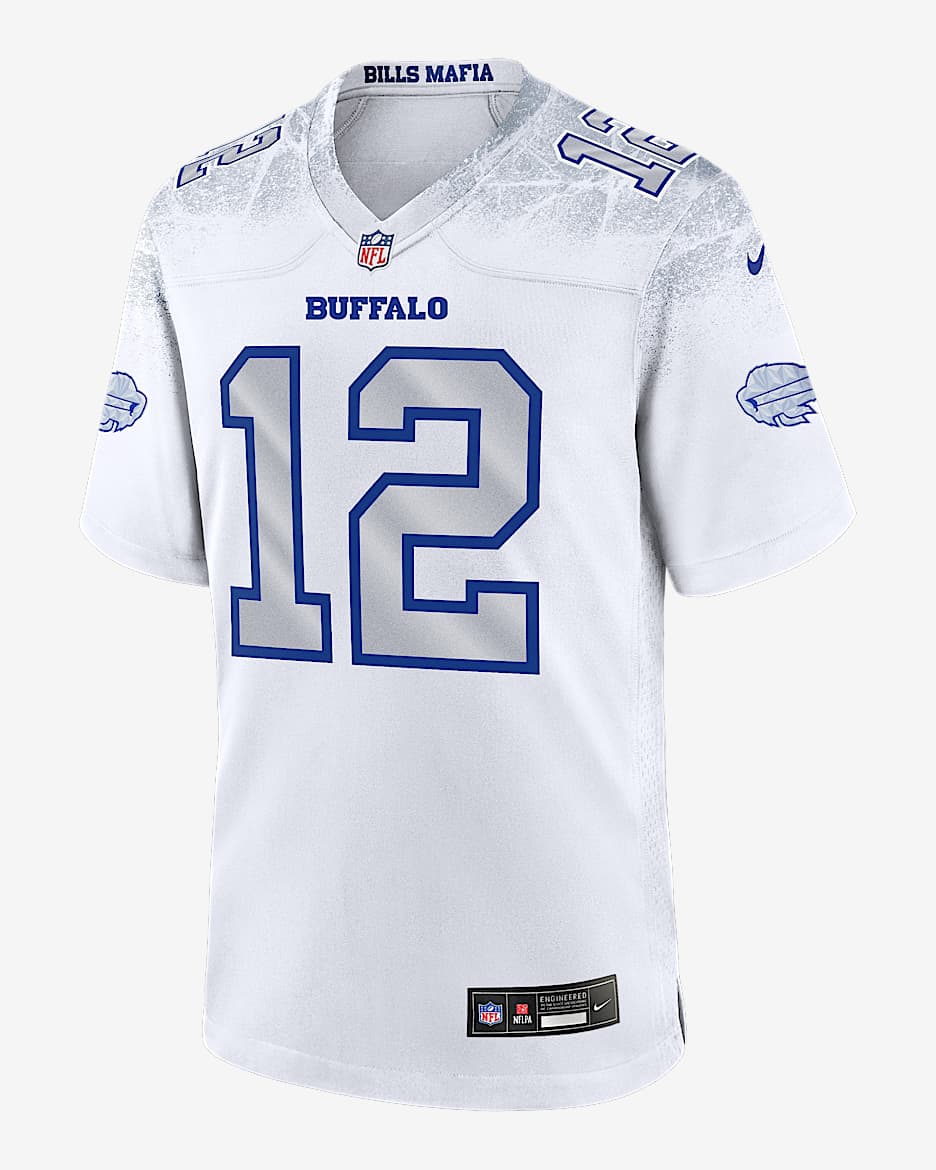 Jim Kelly Buffalo Bills Rivalries Collection Men’s Nike NFL Game Jersey - White