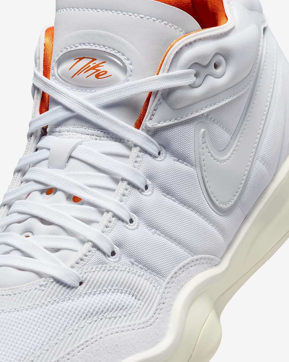 Nike G.T. Hustle 2 Basketball Shoes - White/Sail/Safety Orange/White