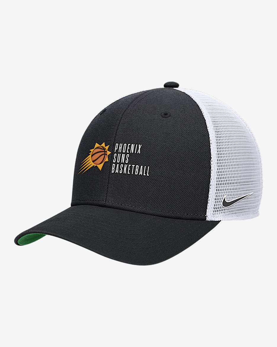 Phoenix Suns 2024/25 Rise Icon Edition Nike NBA Trucker Cap - Black