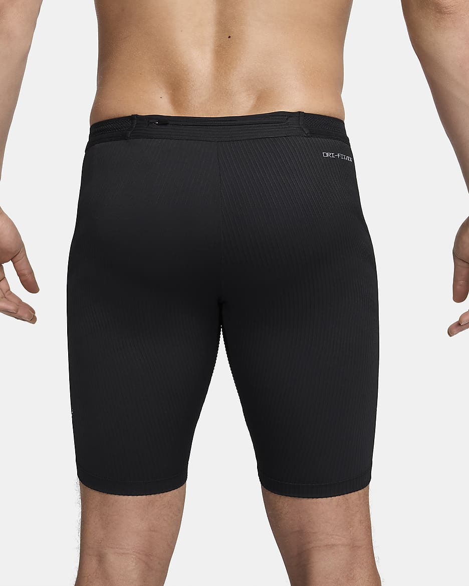 Tights de running com comprimento até meio Dri-FIT ADV Nike AeroSwift para homem - Preto/Branco Summit