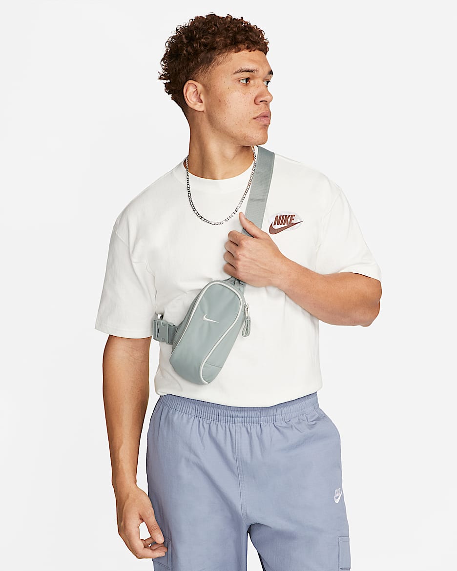 Bolsa bandolera (1 L) Nike Sportswear Essentials - Verde mica/Verde mica/Hueso claro